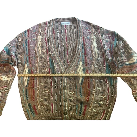 Vintage Carlo Alberto Sweater Mens XL Coogi Knit 90s Australia Pullover Jumper - Picture 3 of 13